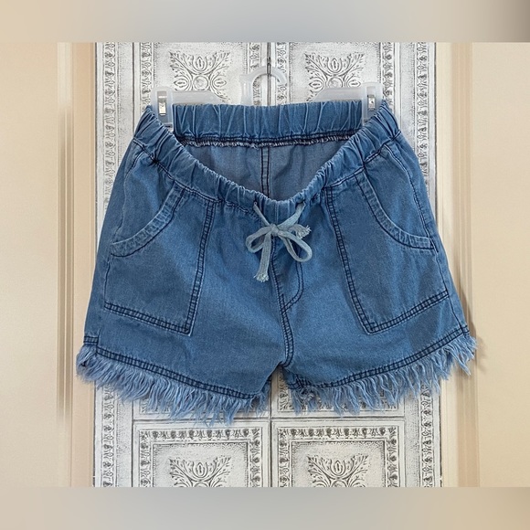 Nwot ”Jeans” Sz-L Moms Basic Cut-Offs Denim 4 Pocket Shorts-Cute & Comfy Cool - Picture 3 of 16